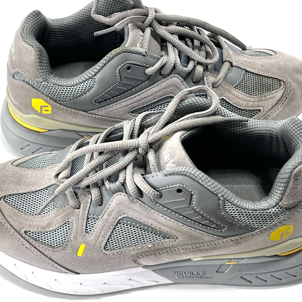 FitVille | Unisex |Rebound Core Sneakers | Gray | Size 8W Women | 6.5 Men